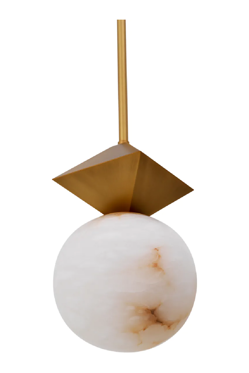 Alabaster Sphere Pendant Light | Eichholtz Elko | Eichholtzmiami.com