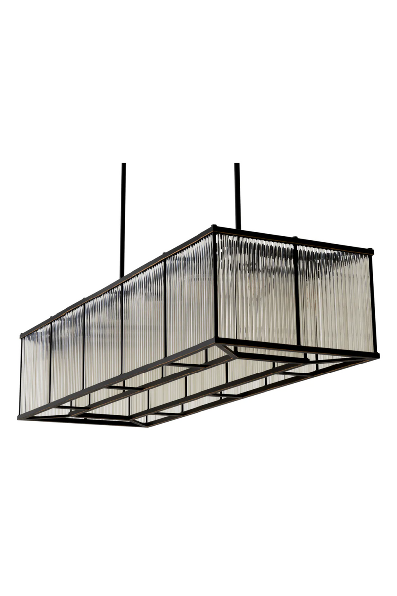 Glass Rods Rectangular Chandelier | Eichholtz Bernardi | Eichholtzmiami.com