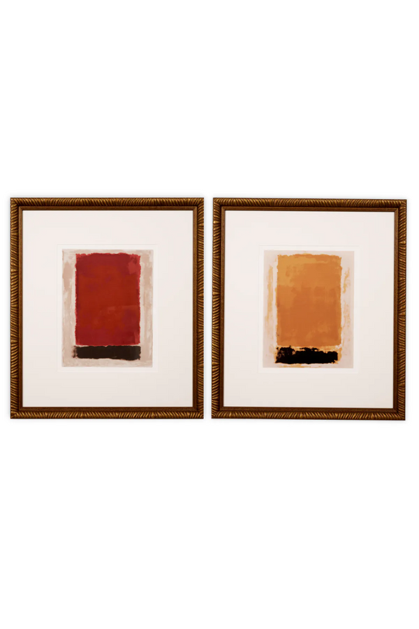 Gold-Framed Abstract Art Set (2) | Eichholtz Garnier | Eichholtzmiami.com