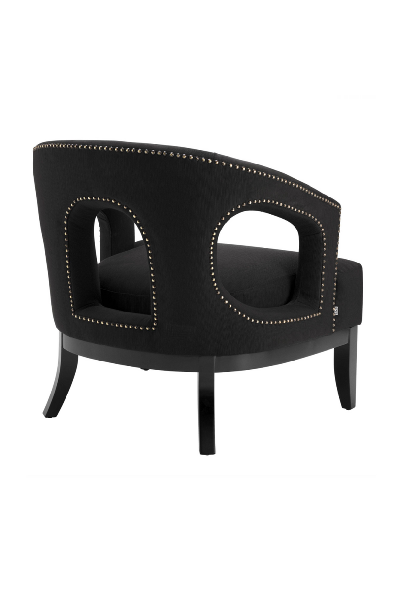 Studded Black Accent Chair | Eichholtz Adam | Eichholtzmiami.com