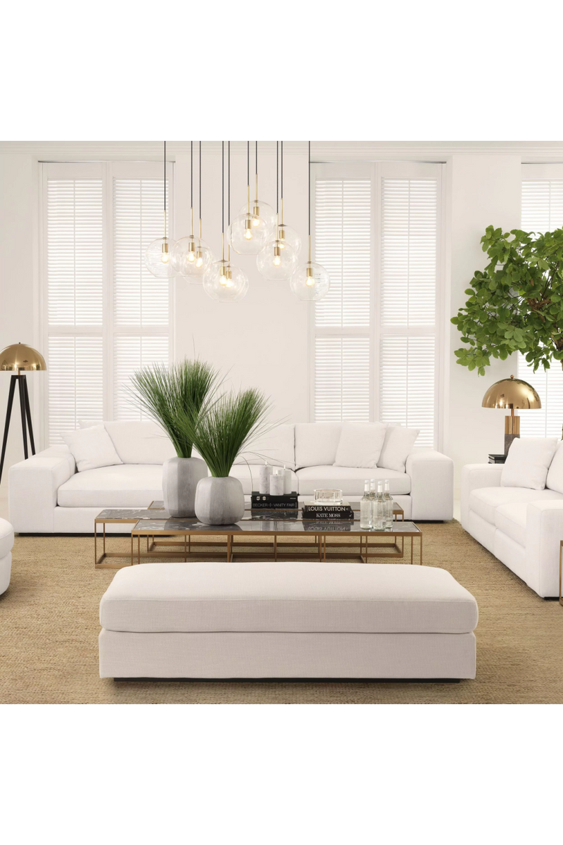 Off-White Ottoman | Eichholtz Vista Grande | Eichholtzmiami.com