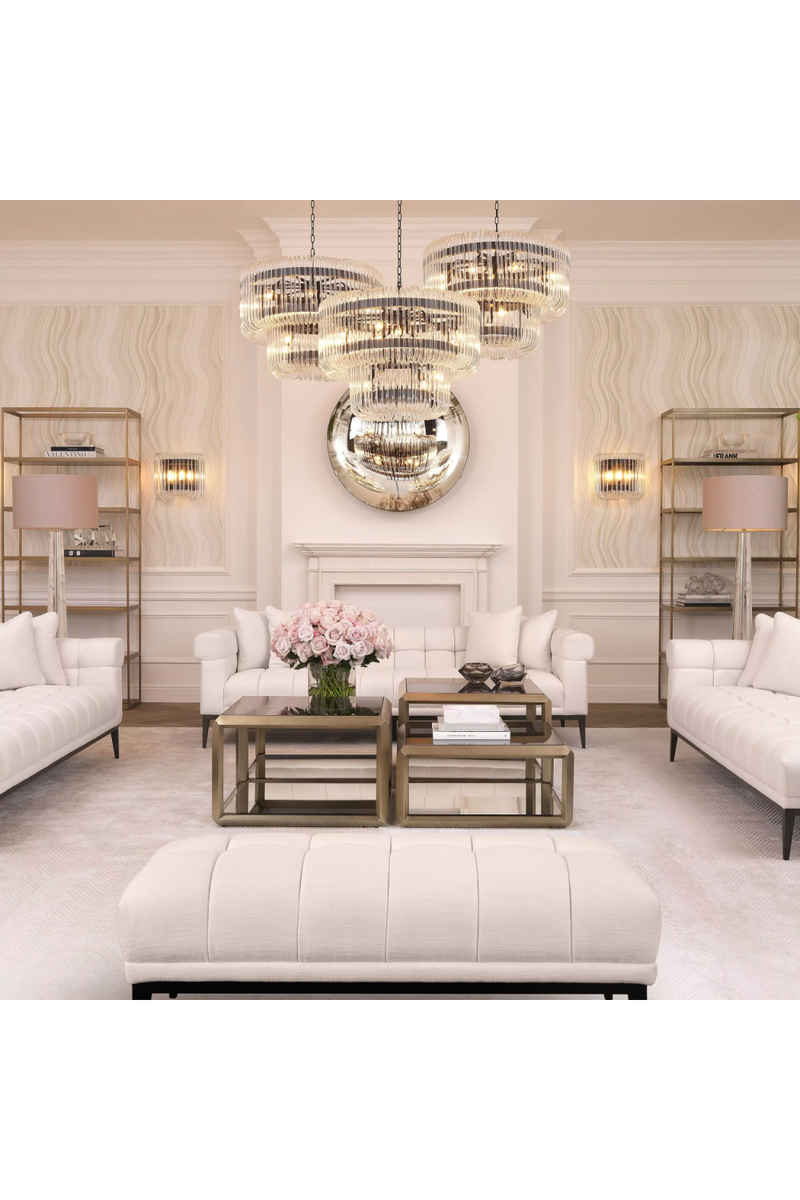 White Tufted Sofa | Eichholtz Aurelio | Eichholtzmiami.com