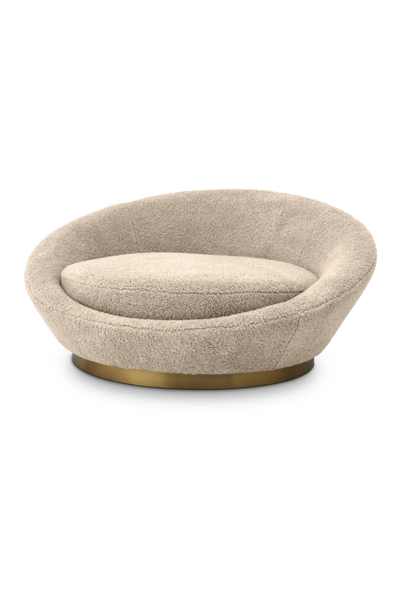 Round Upholstered Loveseat | Eichholtz Duardo | Eichholtzmiami.com
