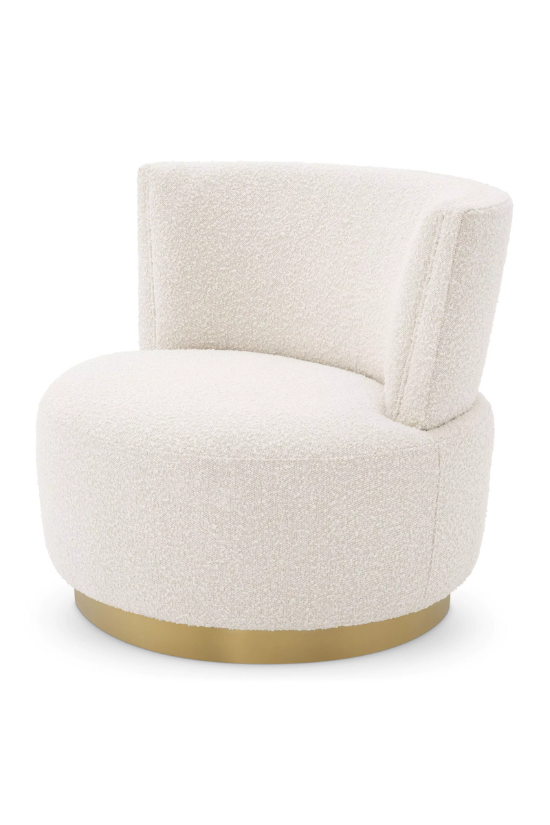 Bouclé Swivel Lounge Chair | Eichholtz Alonso | Eichholtzmiami.com