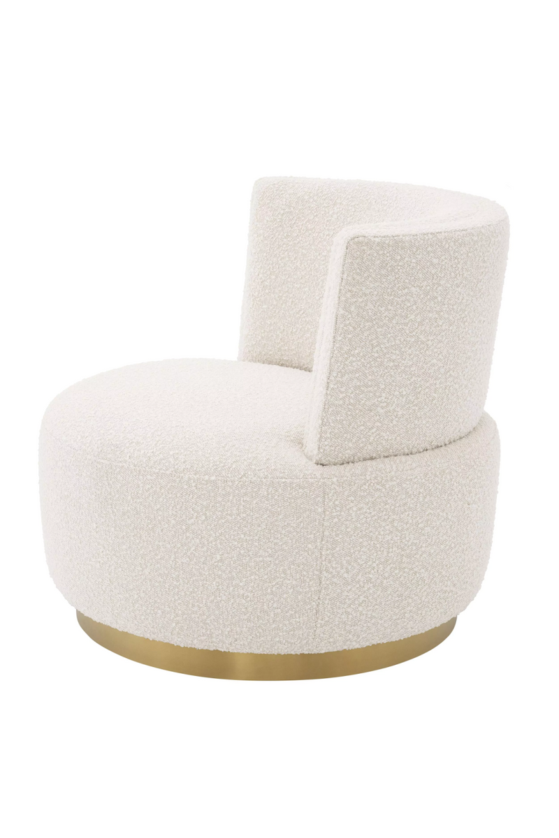 Bouclé Swivel Lounge Chair | Eichholtz Alonso | Eichholtzmiami.com