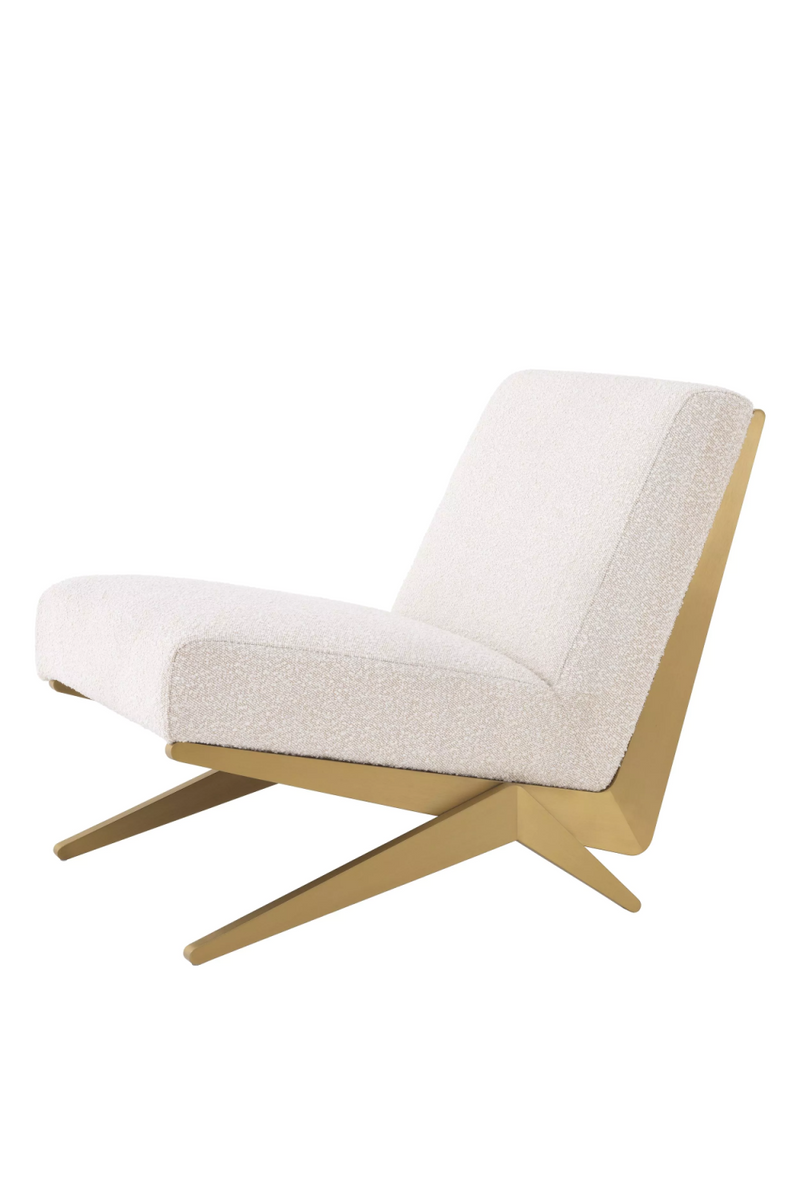 Cream Bouclé Lounge Chair | Eichholtz Fico | Eichholtzmiami.com
