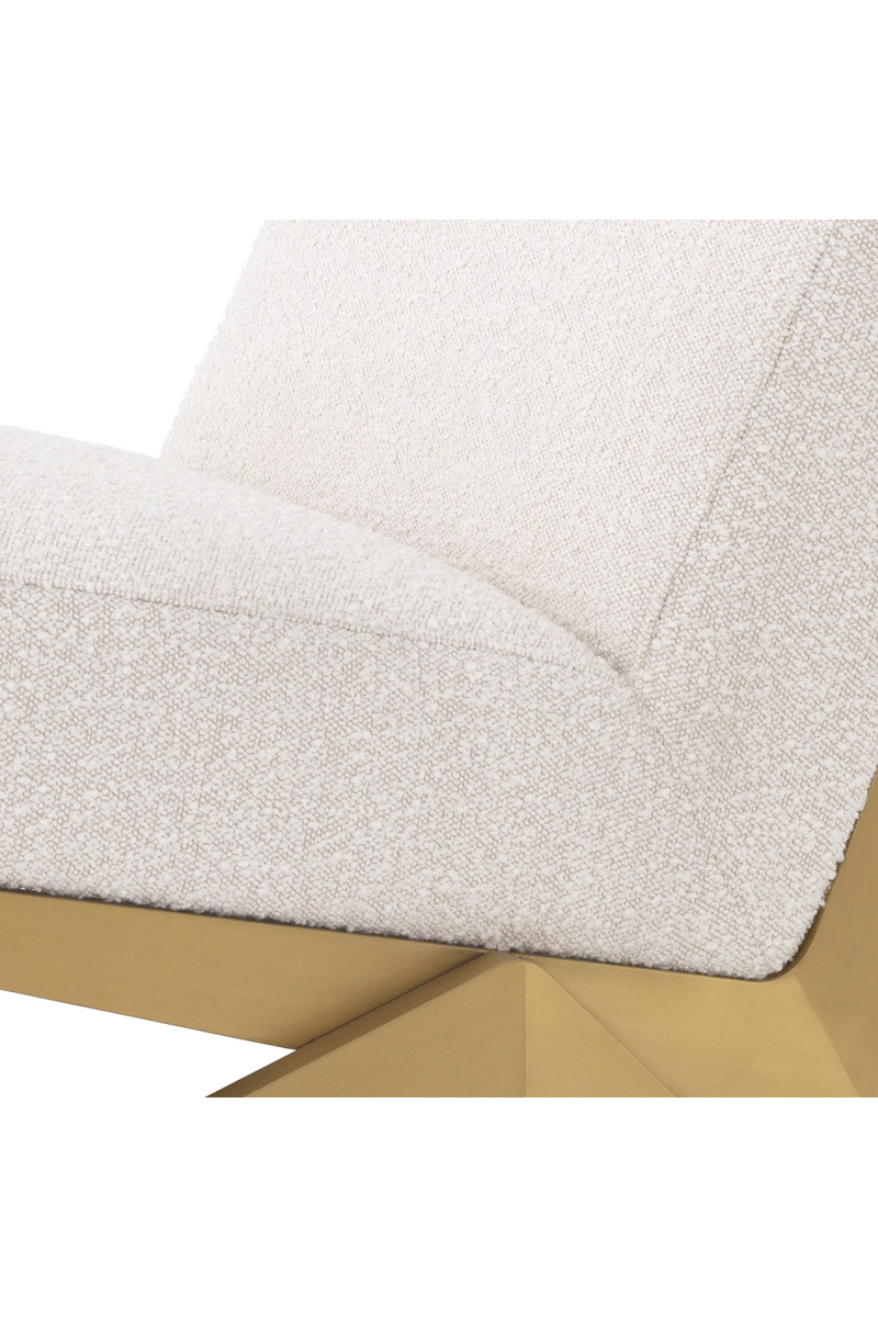 Cream Bouclé Lounge Chair | Eichholtz Fico | Eichholtzmiami.com
