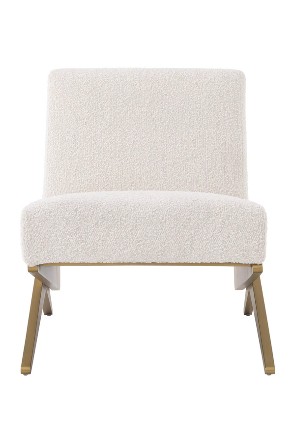 Cream Bouclé Lounge Chair | Eichholtz Fico | Eichholtzmiami.com