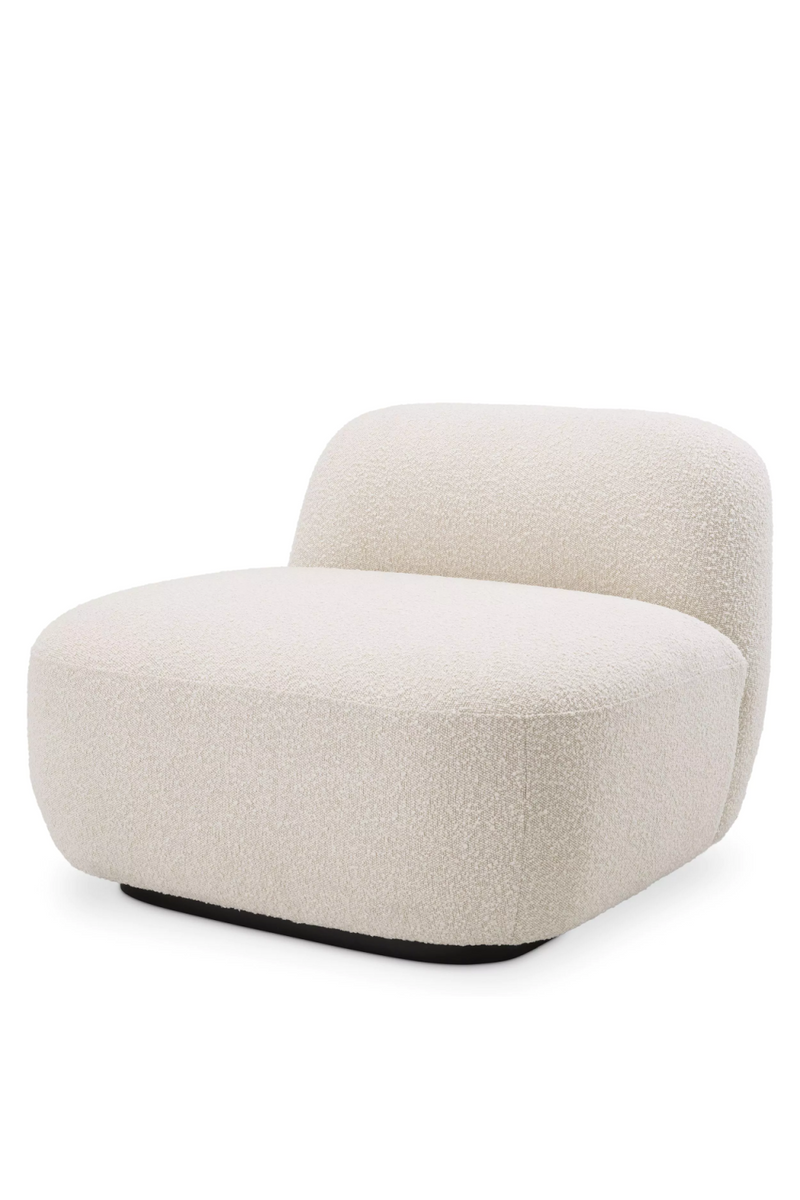 Cream Bouclé Slipper Chair | Eichholtz Björn | Eichholtzmiami.com