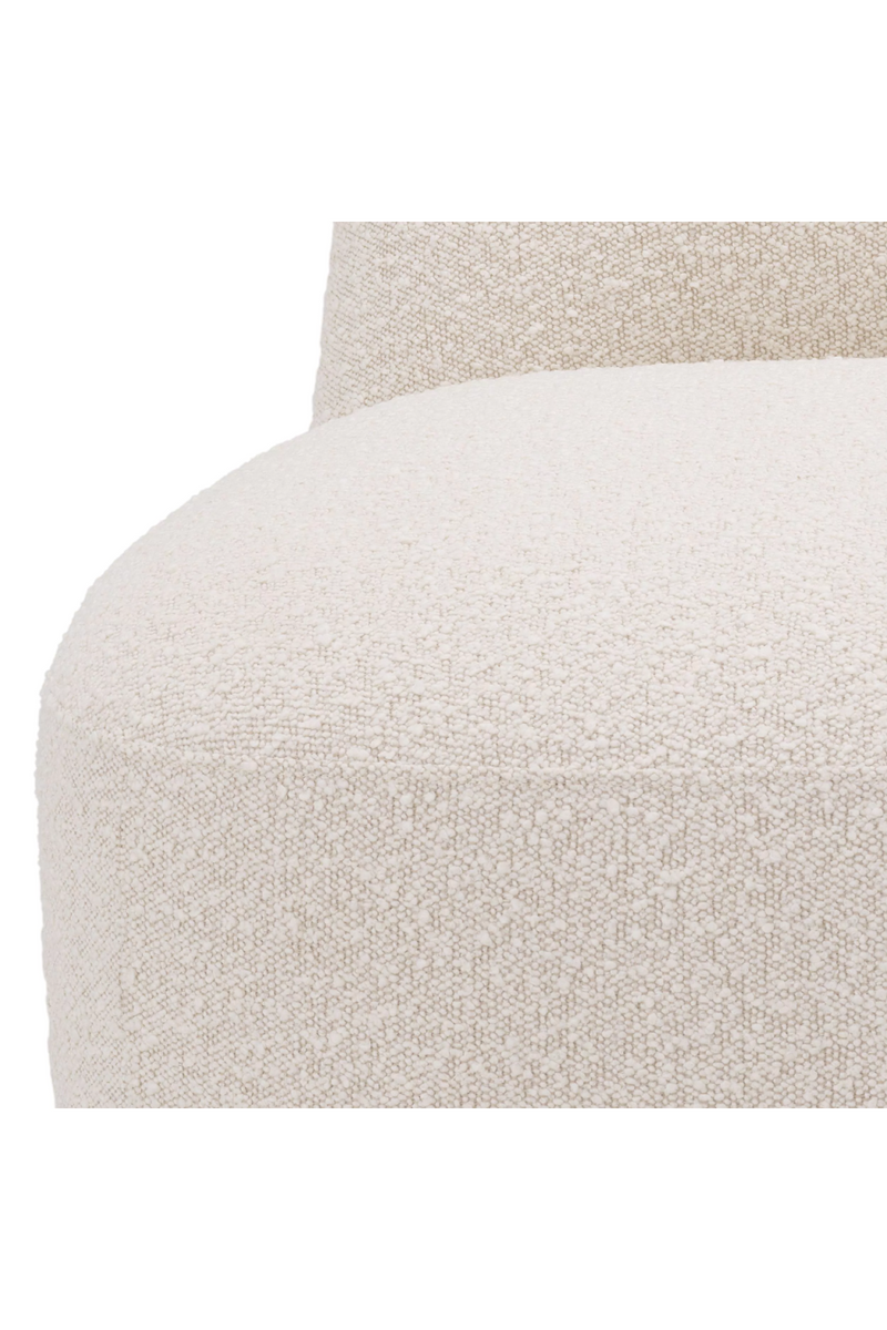 Cream Bouclé Slipper Chair | Eichholtz Björn | Eichholtzmiami.com