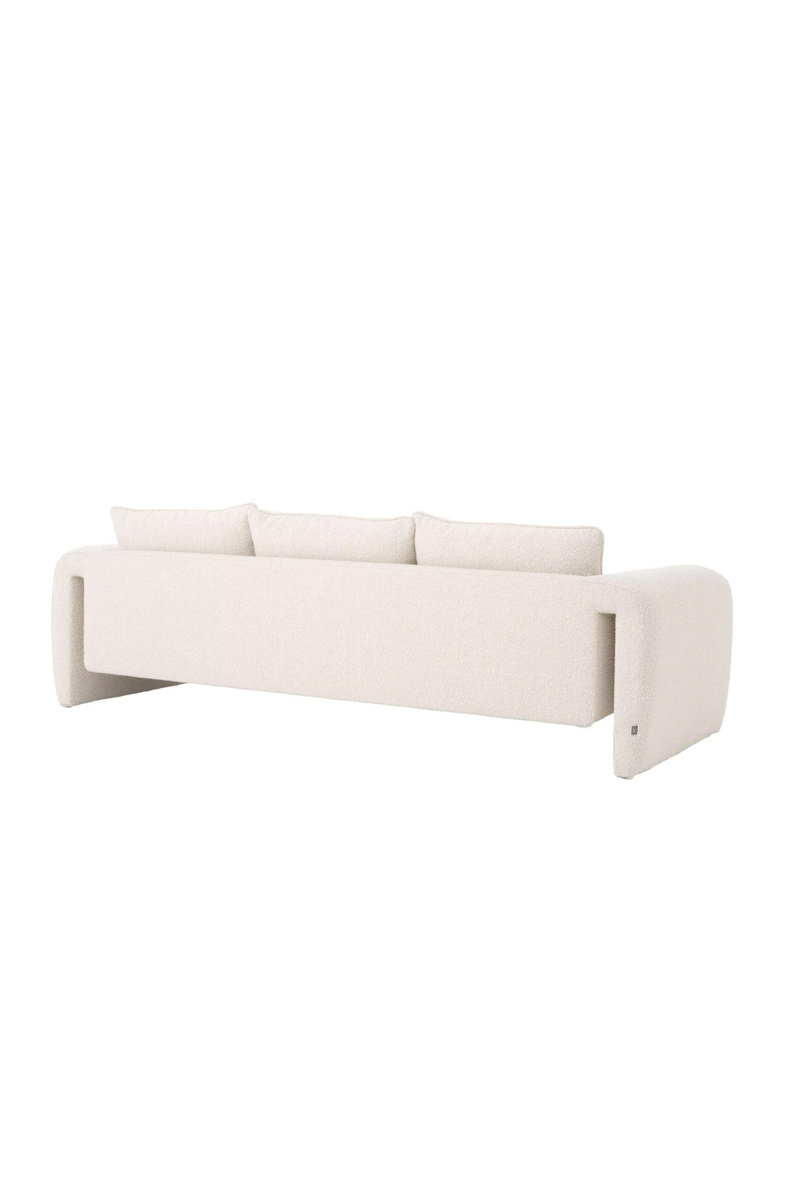 Cream Bouclé Upholstered Sofa | Eichholtz Tondo | Eichholtzmiami.com