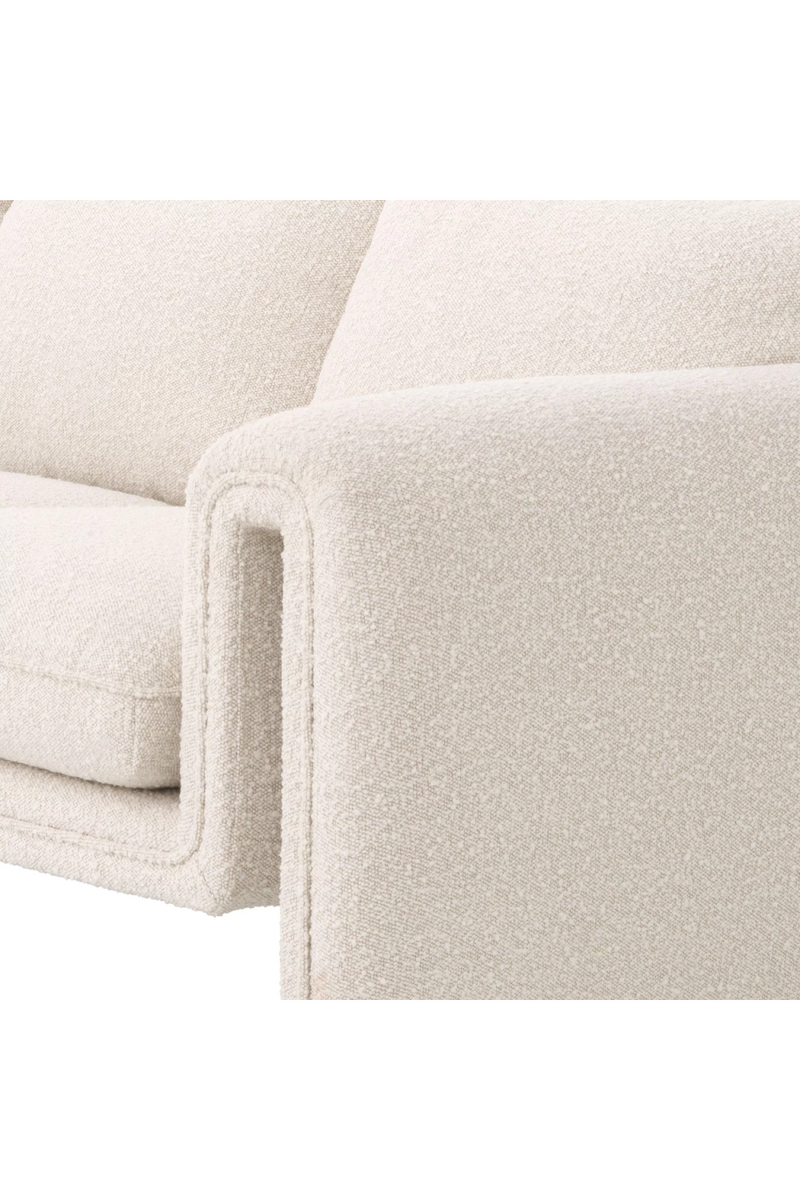 Cream Bouclé Upholstered Sofa | Eichholtz Tondo | Eichholtzmiami.com