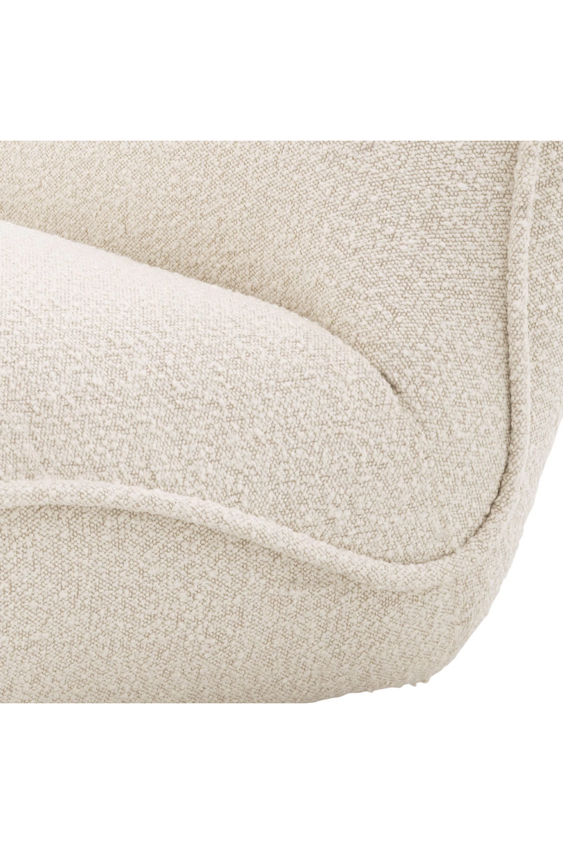 Cream Bouclé Pillow Swivel Chair | Eichholtz Relax | Eichholtzmiami.com