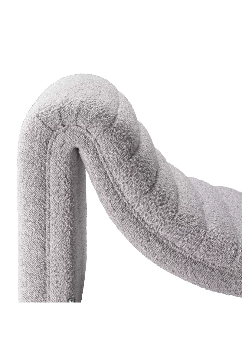 Gray Bouclé Chaise Longue | Eichholtz Pioneer | Eichholtzmiami.com