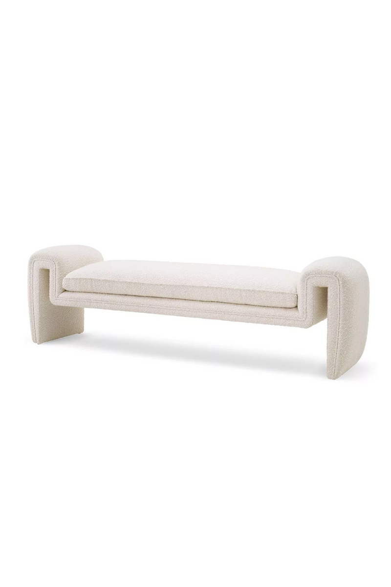 Luxurious Contemporary Bouclé Bench | Eichholtz Tondo | Eichholtzmiami.com