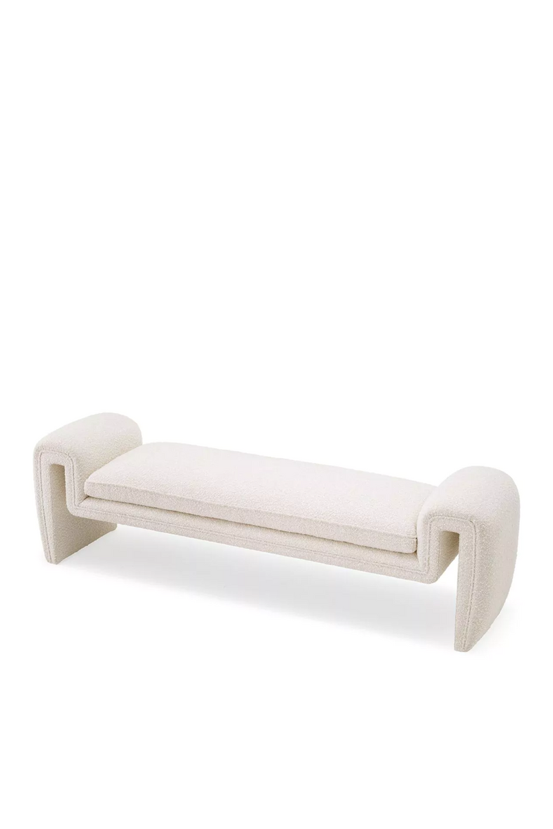 Luxurious Contemporary Bouclé Bench | Eichholtz Tondo | Eichholtzmiami.com