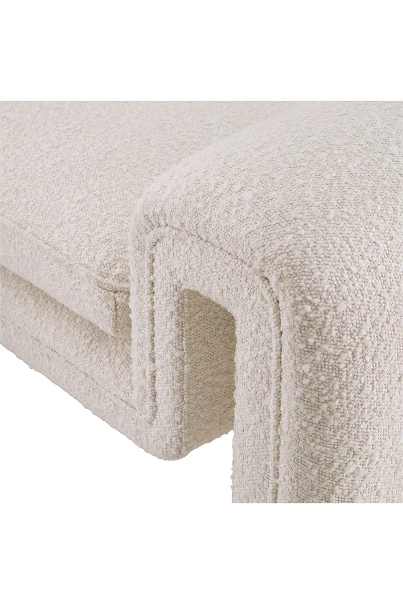 Luxurious Contemporary Bouclé Bench | Eichholtz Tondo | Eichholtzmiami.com