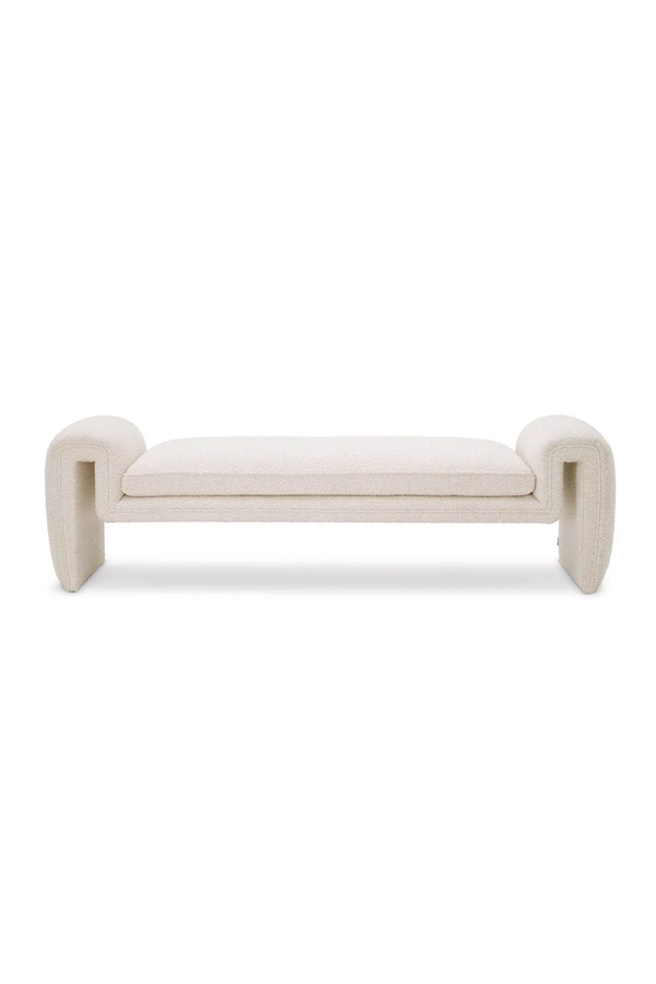 Luxurious Contemporary Bouclé Bench | Eichholtz Tondo | Eichholtzmiami.com