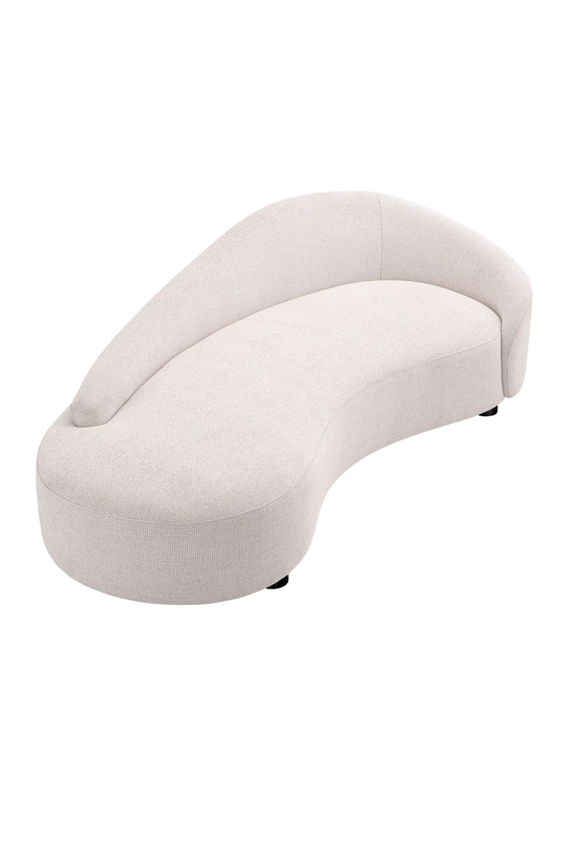 White Modern Curved Sofa | Eichholtz Rivolo | Eichholtzmiami.com