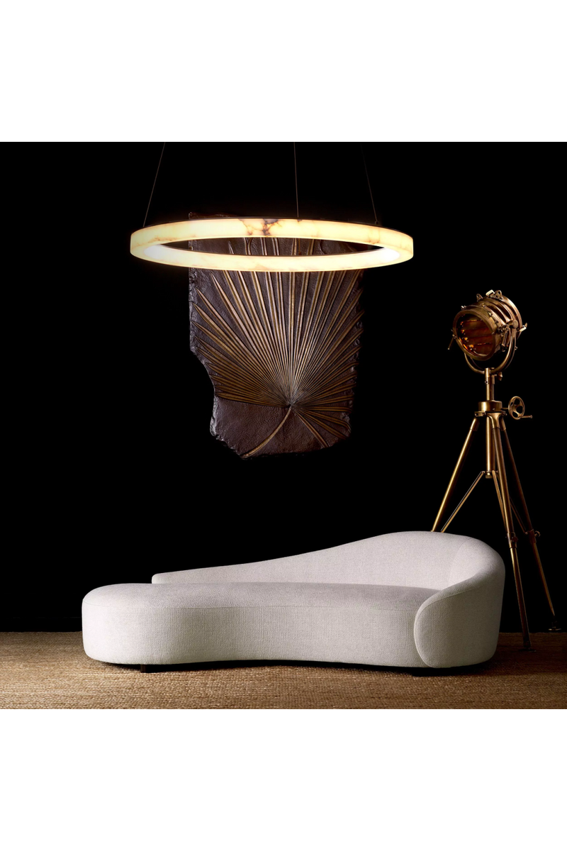White Modern Curved Sofa | Eichholtz Rivolo | Eichholtzmiami.com