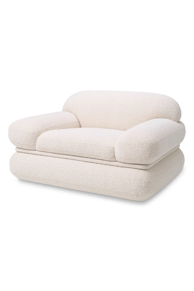 Bouclé Cream Lounge Chair | Eichholtz Ménard | Eichholtzmiami.com