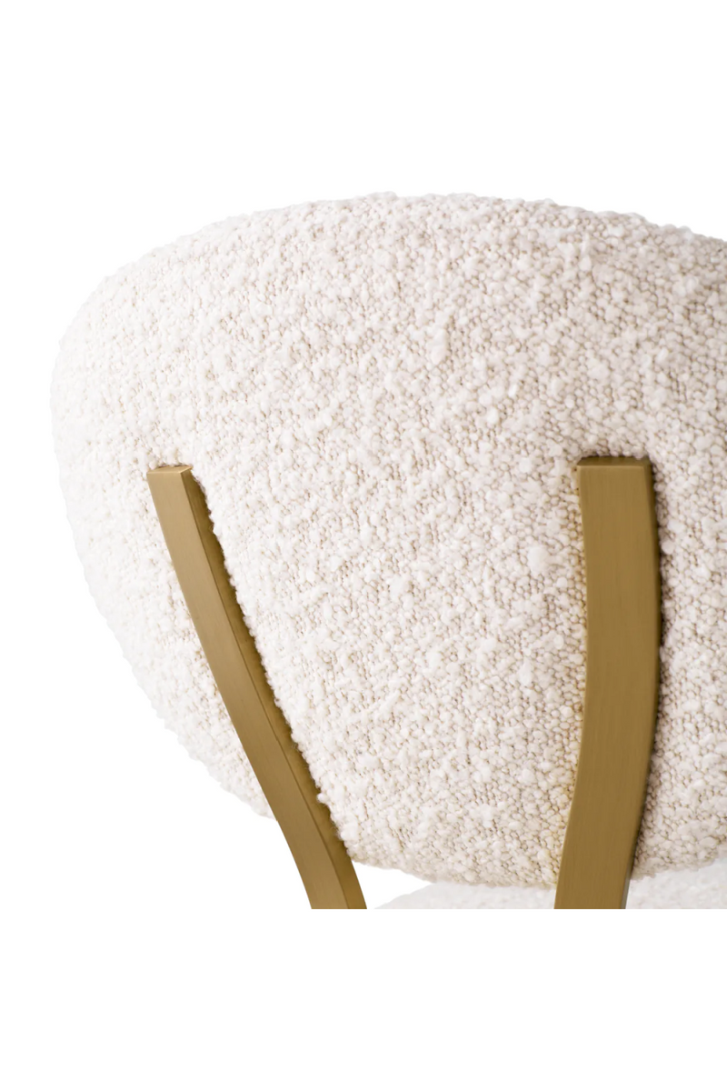 Bouclé Cream Bar Stool | Eichholtz Dorrego | Eichholtzmiami.com