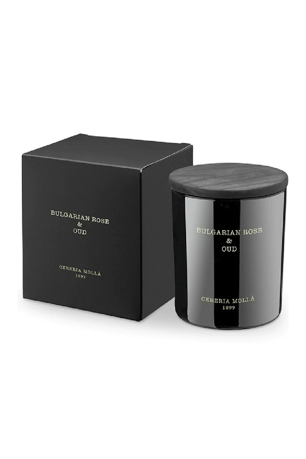 Sweet Floral Premium Candle | Cereria Mollá Bulgarian Rose & Oud | Eichholtzmiami.com