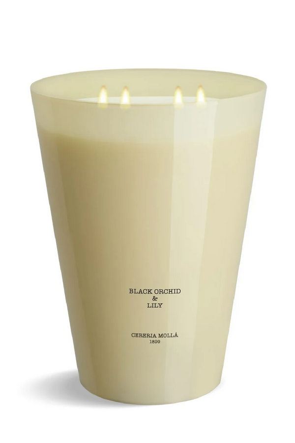 Flower Scented Handmade Candle 3XL | Cereria Mollá Black Orchid & Lily | Eichholtzmiami.com