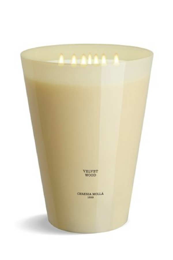 Tobacco And Vanilla Scented Candle 3XL | Cereria Mollá Velvet Wood | Eichholtzmiami.com