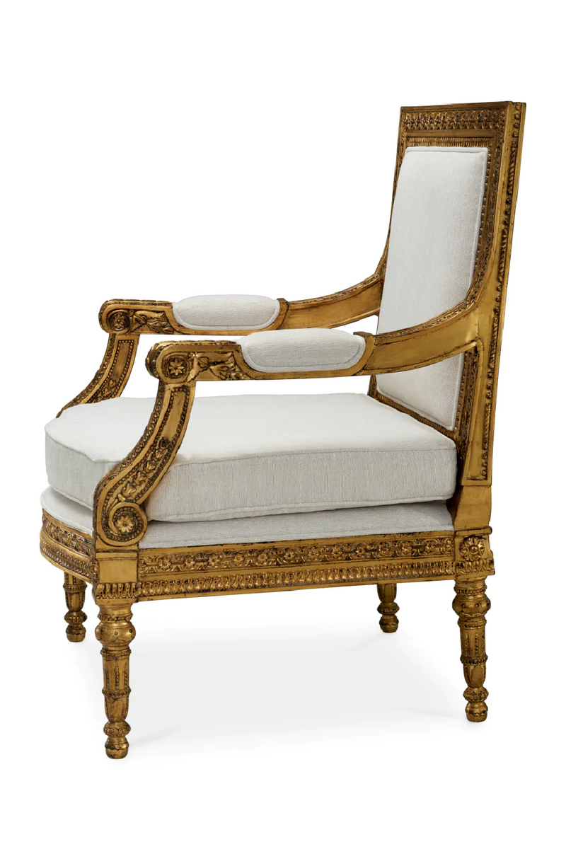 Gold Opulent Fauteuil Chair | Met x Eichholtz Louis | Eichholtzmiami.com