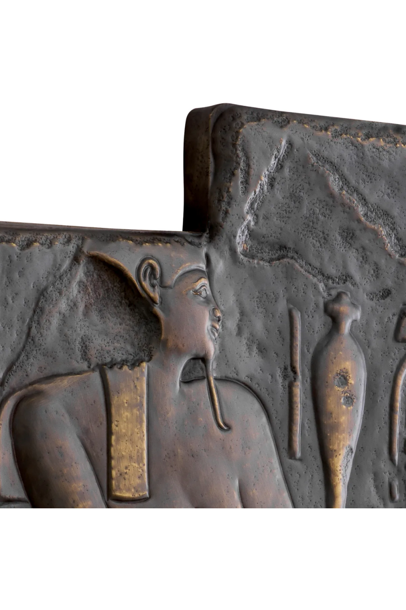 Bronze Carved Wall Object | Met x Eichholtz Sebennytos | Eichholtzmiami.com