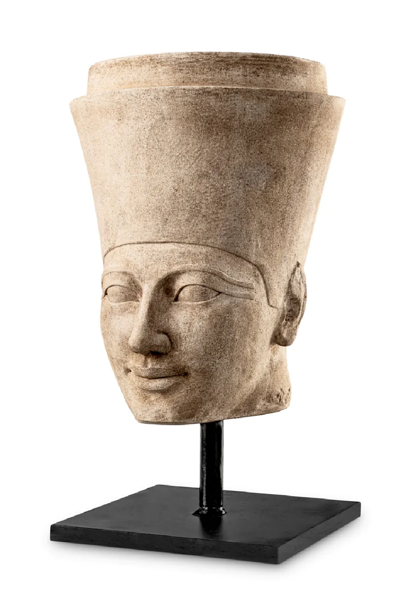 Carved Sandstone Statue | Met x Eichholtz Bust of Hatshepsut | Eichholtzmiami.com