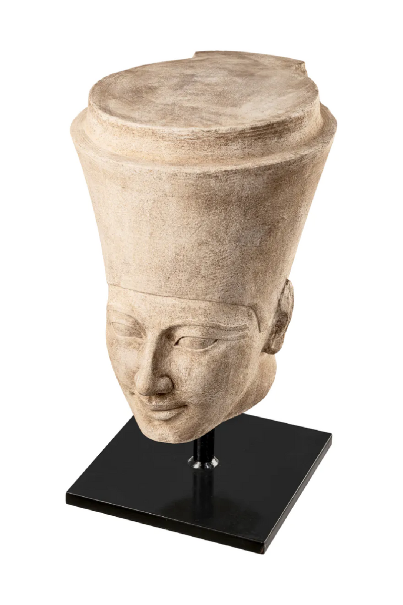 Carved Sandstone Statue | Met x Eichholtz Bust of Hatshepsut | Eichholtzmiami.com