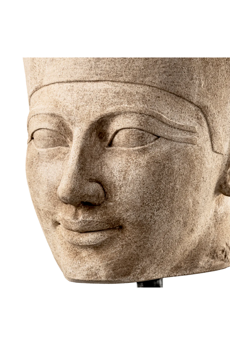 Carved Sandstone Statue | Met x Eichholtz Bust of Hatshepsut | Eichholtzmiami.com