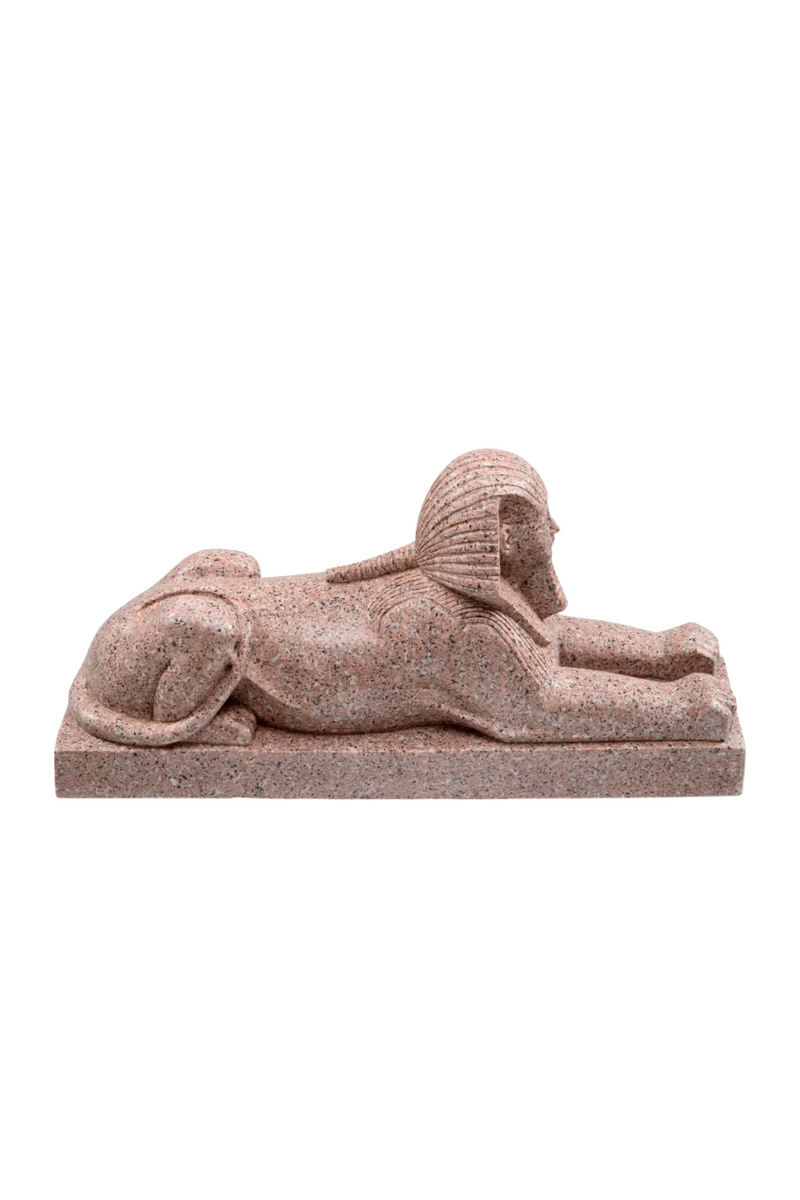 Beige Granite Egyptian Sculpture | Met x Eichholtz Sphinx of Hatshepsut | Eichholtzmiami.com