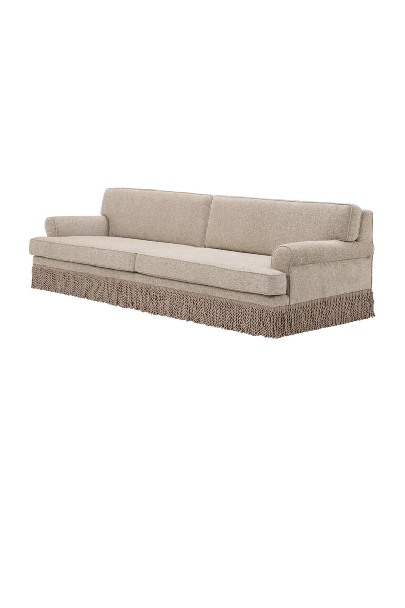 Beige Fringed Sofa | Met x Eichholtz Madison | Eichholtzmiami.com