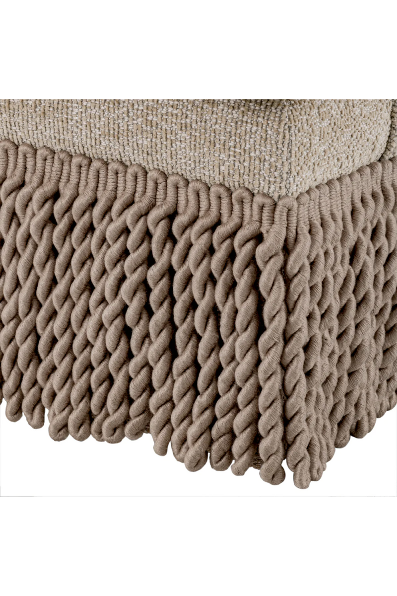 Beige Fringed Sofa | Met x Eichholtz Madison | Eichholtzmiami.com